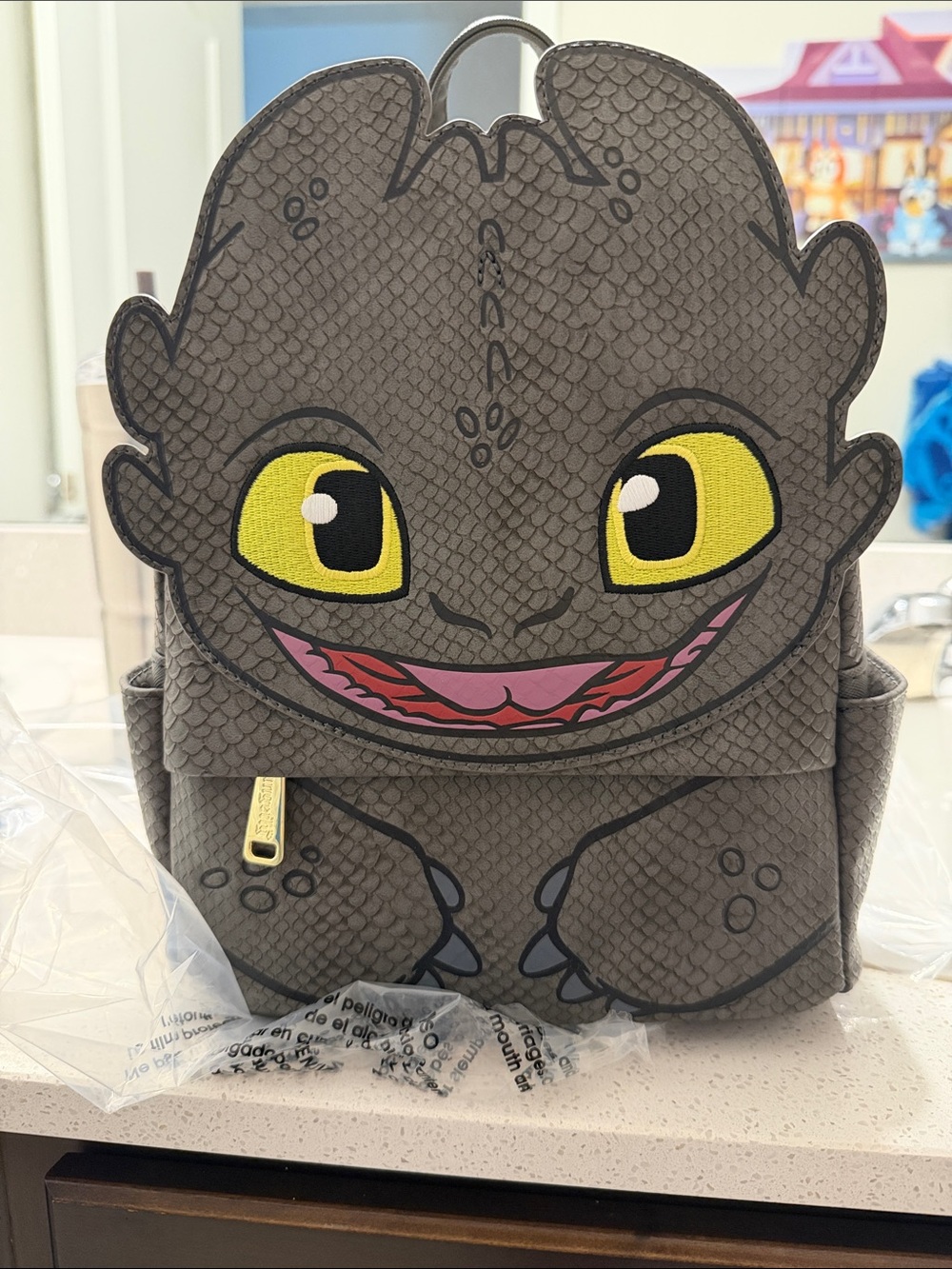 Loungefly How to train your dragon Toothless backpack